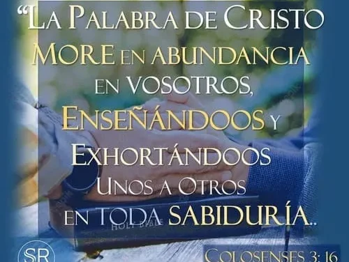 LA PALABRA MORE EN ABUNDANCIA