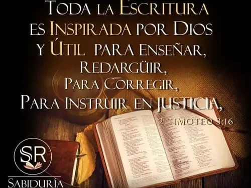 LA ESCRITURA ES INSPIRADA Y ÚTIL