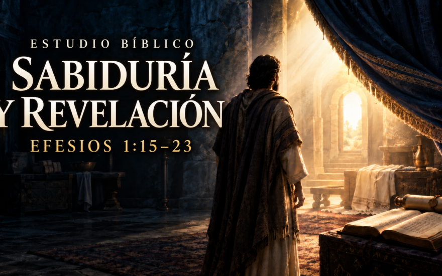 Portada: ESPÍRITU DE SABIDURÍA Y REVELACIÓN — EFESIOS 1:17–23